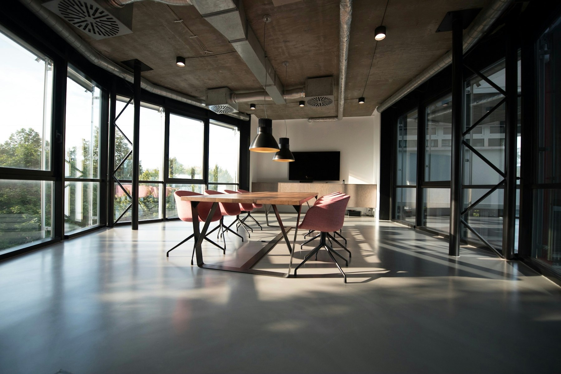 Modern commercial interior