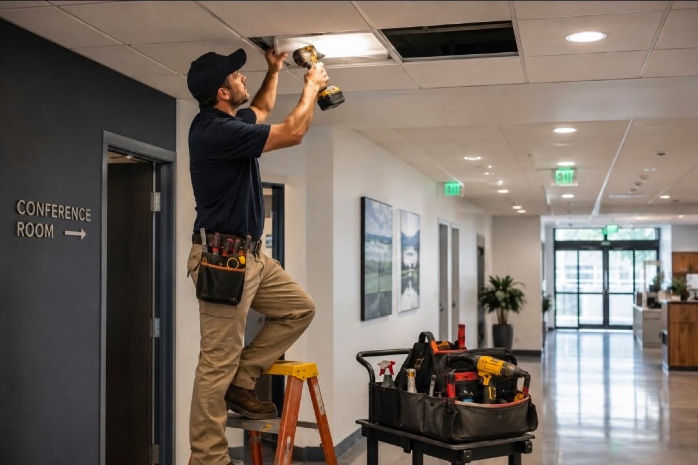 Commercial plumbing and handyman services